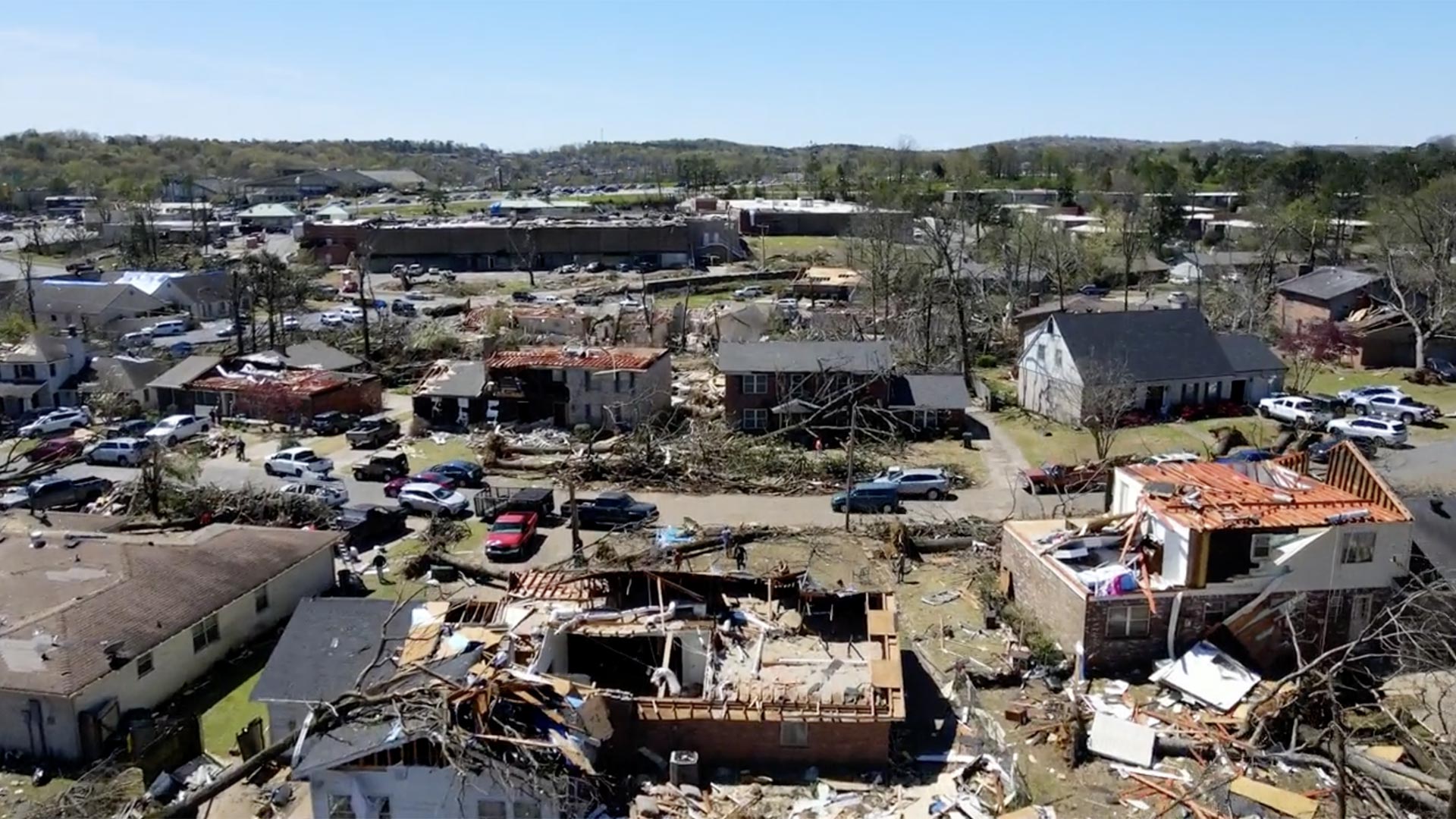 Tornado damage